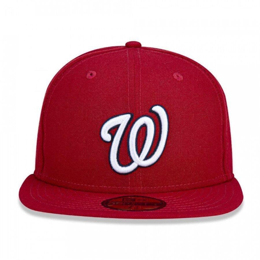 Imagem 2 do produto Boné Aba Reta New Era 59Fifty MLB Washington Nationals - Fechado - Adulto