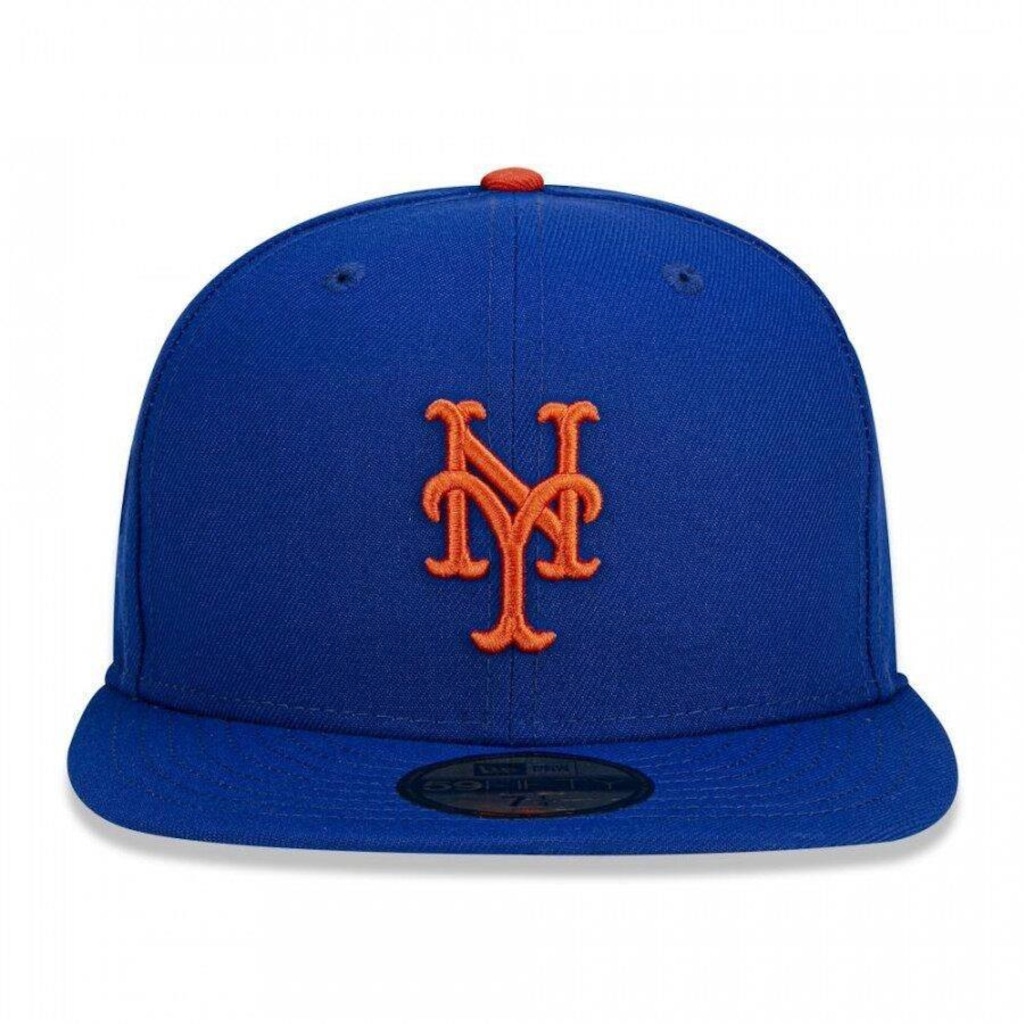 Imagem 2 do produto Boné Aba Reta New Era 59Fifty MLB New York Mets - Fechado - Adulto