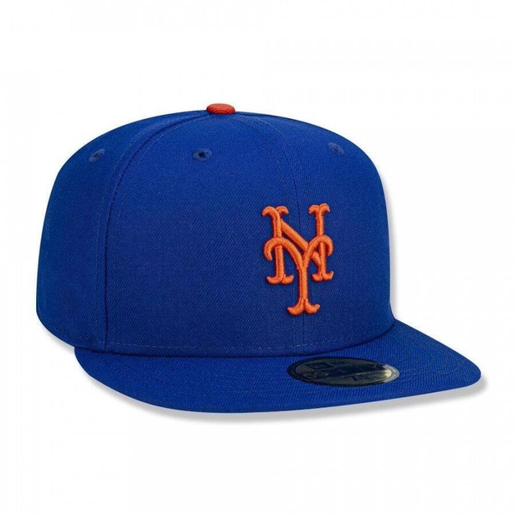 Imagem 3 do produto Boné Aba Reta New Era 59Fifty MLB New York Mets - Fechado - Adulto