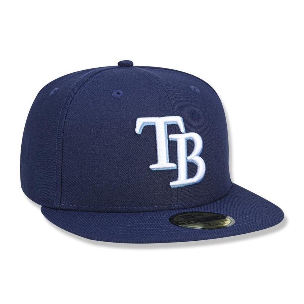 Imagem 3 do produto Boné Aba Reta New Era 59fifty MLB Tampa Bay Rays - Fechado - Adulto