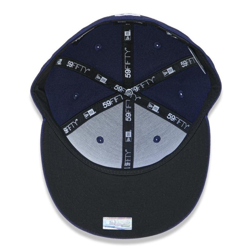 Imagem 5 do produto Boné Aba Reta New Era 59fifty MLB Tampa Bay Rays - Fechado - Adulto