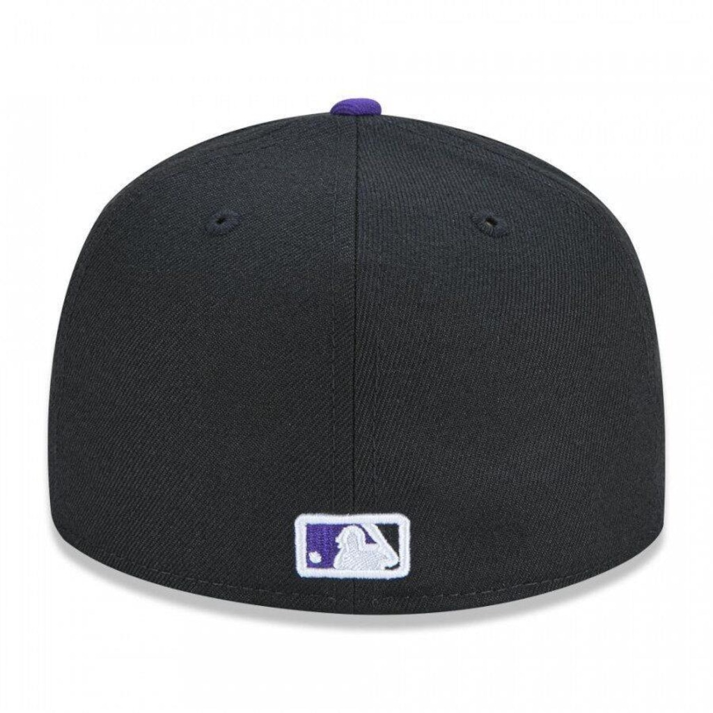 Imagem 4 do produto Boné Aba Reta New Era 59Fifty MLB Colorado Rockies - Fechado - Adulto
