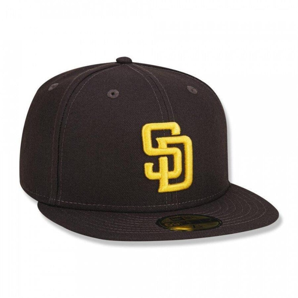 Imagem 3 do produto Boné Aba Reta New Era 59Fifty MLB San Diego Padres - Fechado - Adulto