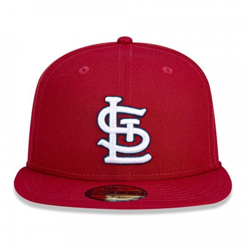 Imagem 2 do produto Boné Aba Reta New Era 59Fifty MLB Saint Louis Cardinals - Fechado - Adulto