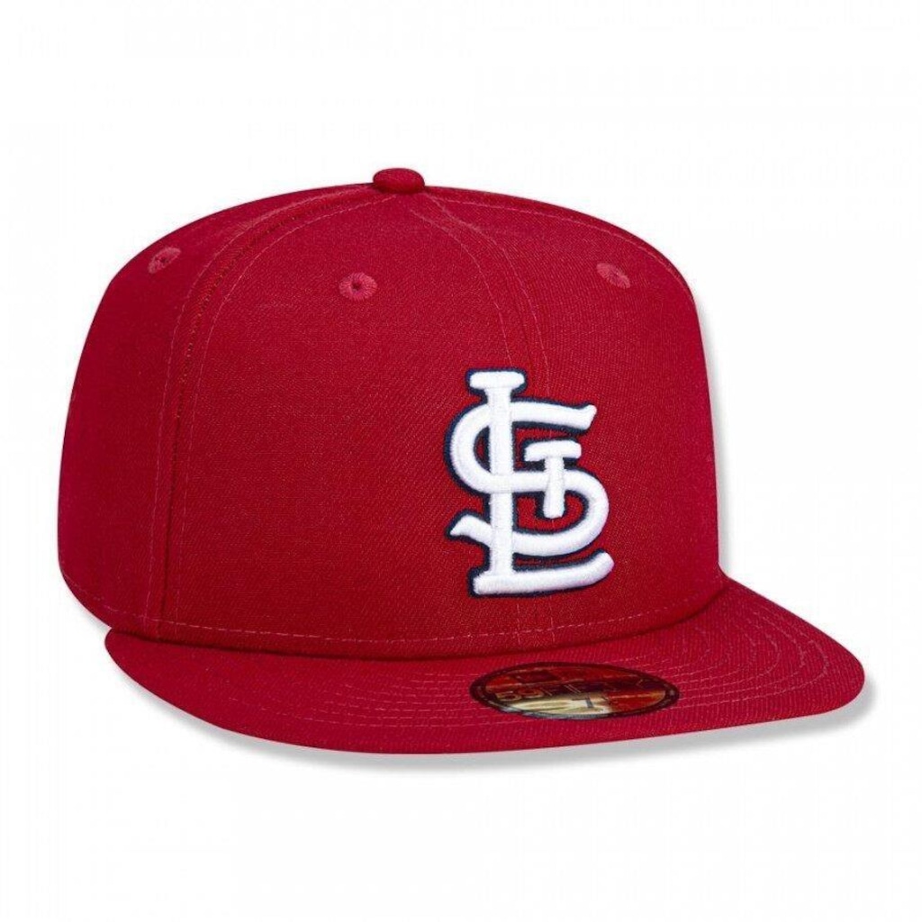 Imagem 3 do produto Boné Aba Reta New Era 59Fifty MLB Saint Louis Cardinals - Fechado - Adulto