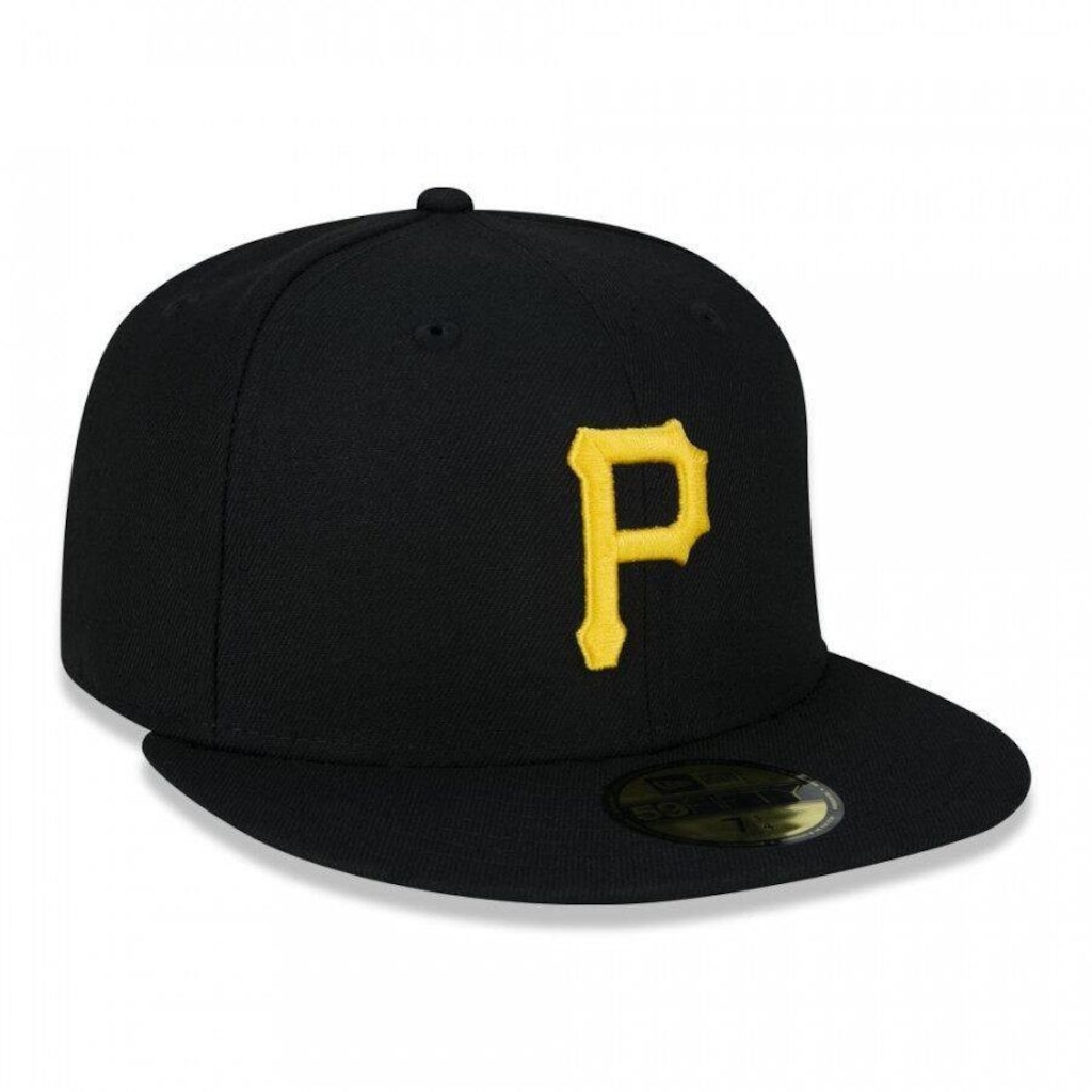 Imagem 3 do produto Boné Aba Reta New Era 59FIFTY MLB Pittsburgh Pirates - Fechado - Adulto