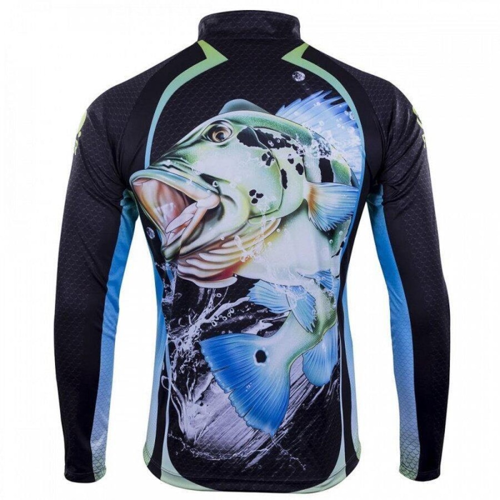 Imagem 2 do produto Camiseta Manga Longa de Pesca Go Fisher Tucunaré GO02 - Masculina
