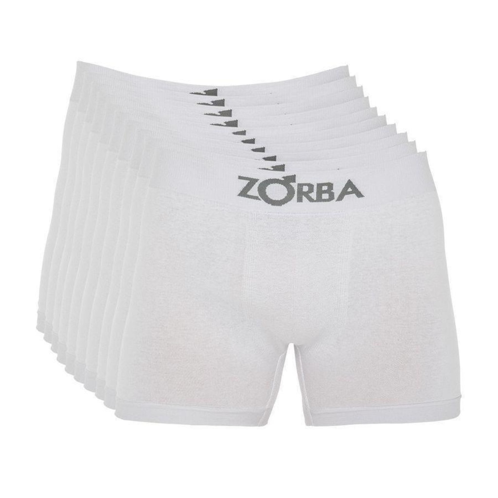 Imagem 3 do produto Kit de Cuecas Boxer Zorba Sem Costura 781 - 10 Unidades - Adulto