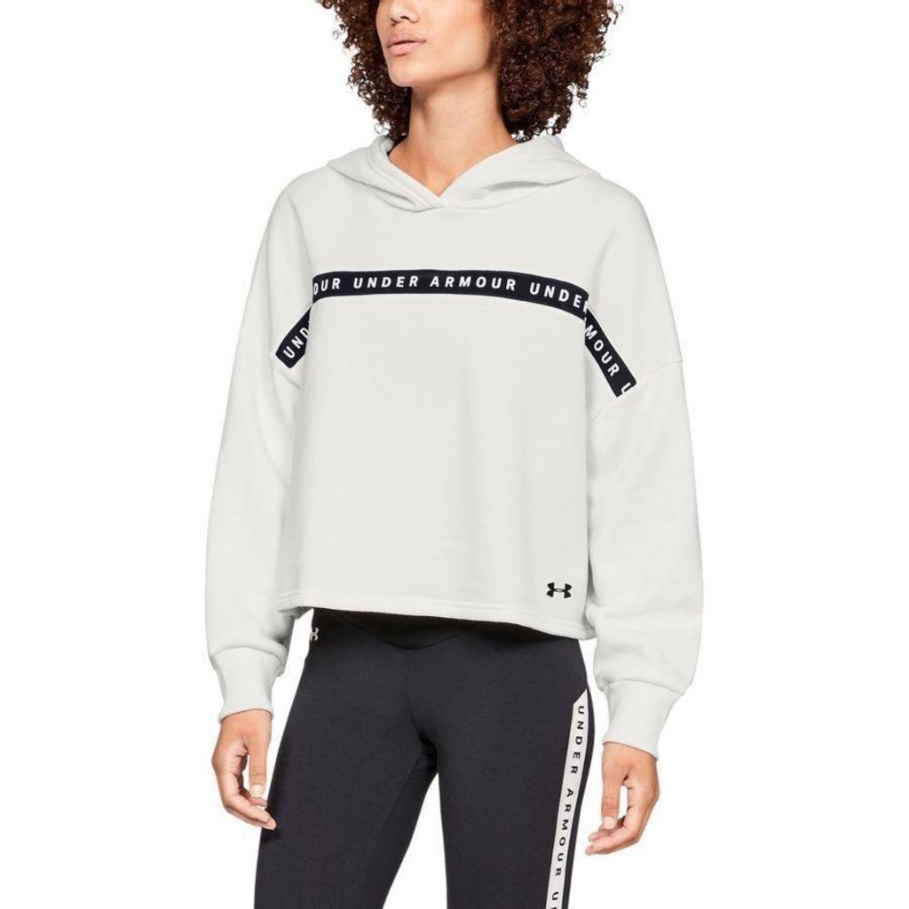 Imagem 1 do produto Blusão de Moletom com Capuz Under Armour Taped Fleece - Feminino