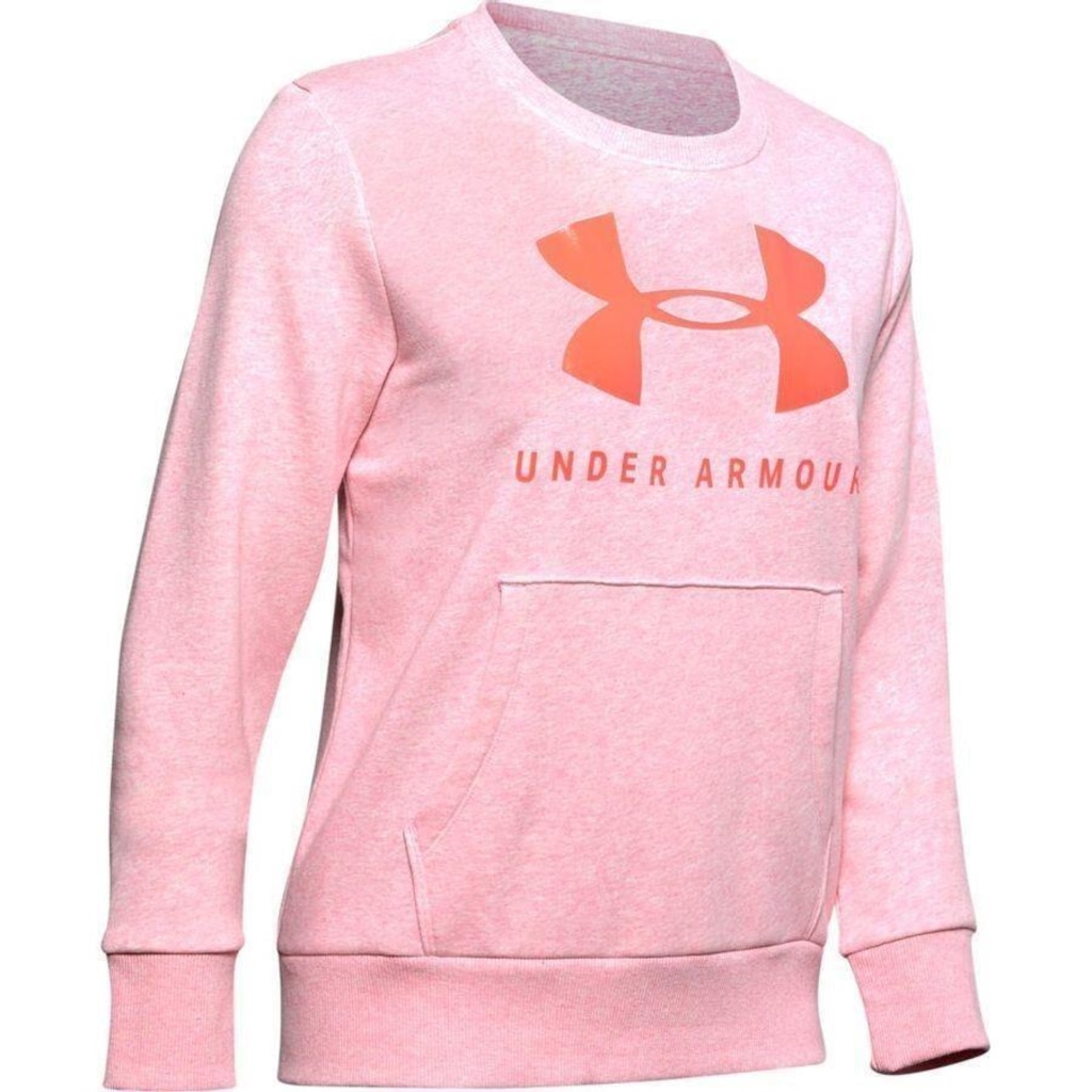 Imagem 5 do produto Blusão de Moletom Under Armour Favorite Fleece Sportstyle Graphic Crew - Feminino
