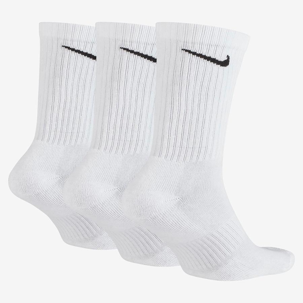 Imagem 3 do produto Meias Cano Alto Nike Everyday Cushion Crew - 3 Pares
