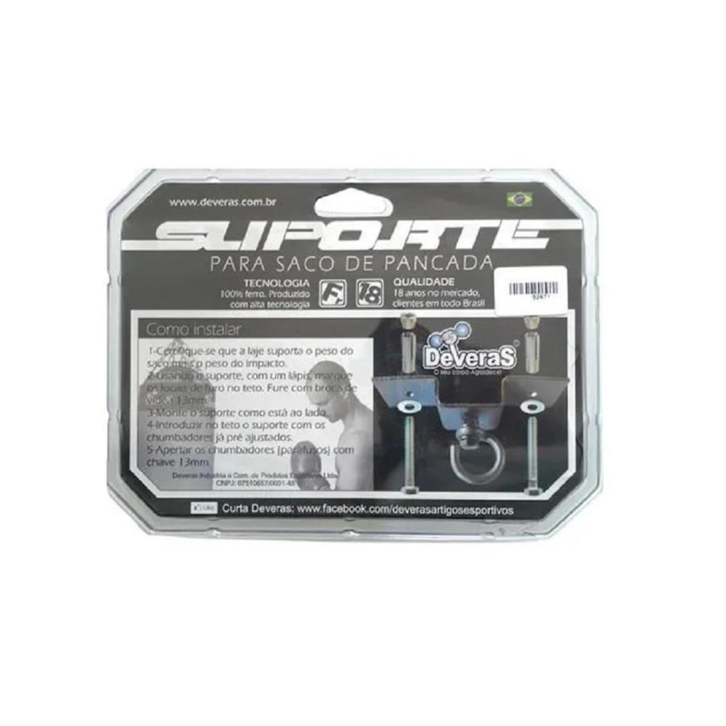 Imagem 2 do produto Suporte Deveras para Saco de Pancada com Giro