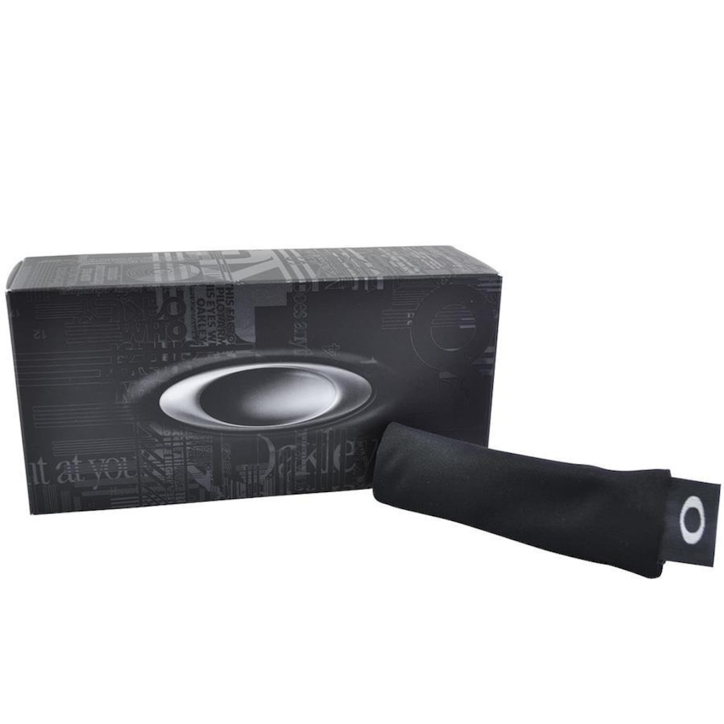Imagem 3 do produto Óculos de Sol Oakley Frogskins Surf Collection Polished Black W Grey - Unissex