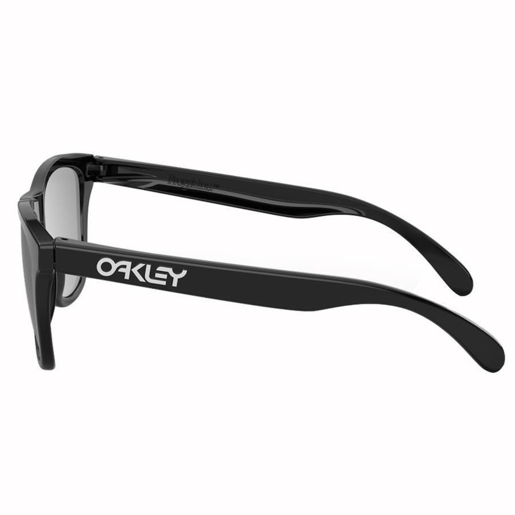 Imagem 4 do produto Óculos de Sol Oakley Frogskins Surf Collection Polished Black W Grey - Unissex