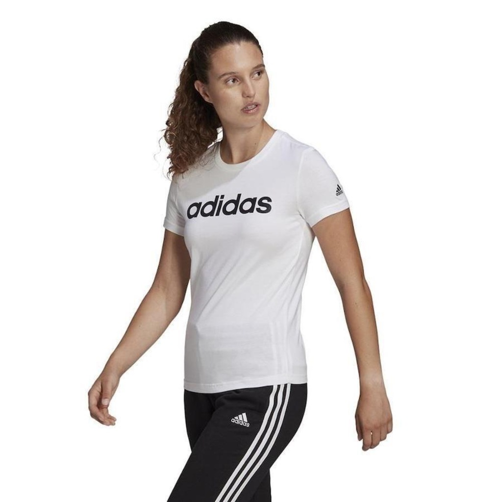 Imagem 2 do produto Camiseta adidas Essentials Slim Logo - Feminina