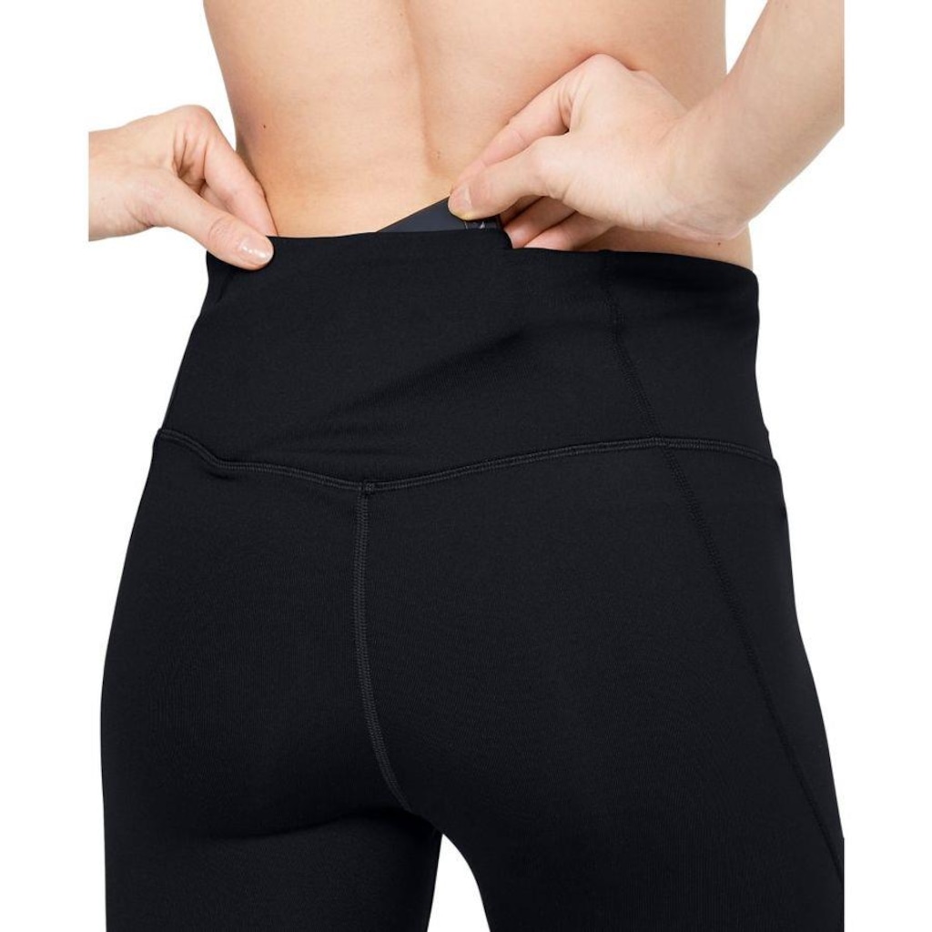Imagem 5 do produto Calça Legging Under Armour Rush Embossed Shine Graphic Crop - Feminina