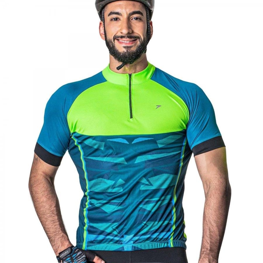 Imagem 2 do produto Camiseta Ciclista Poker Com Zíper Parcial