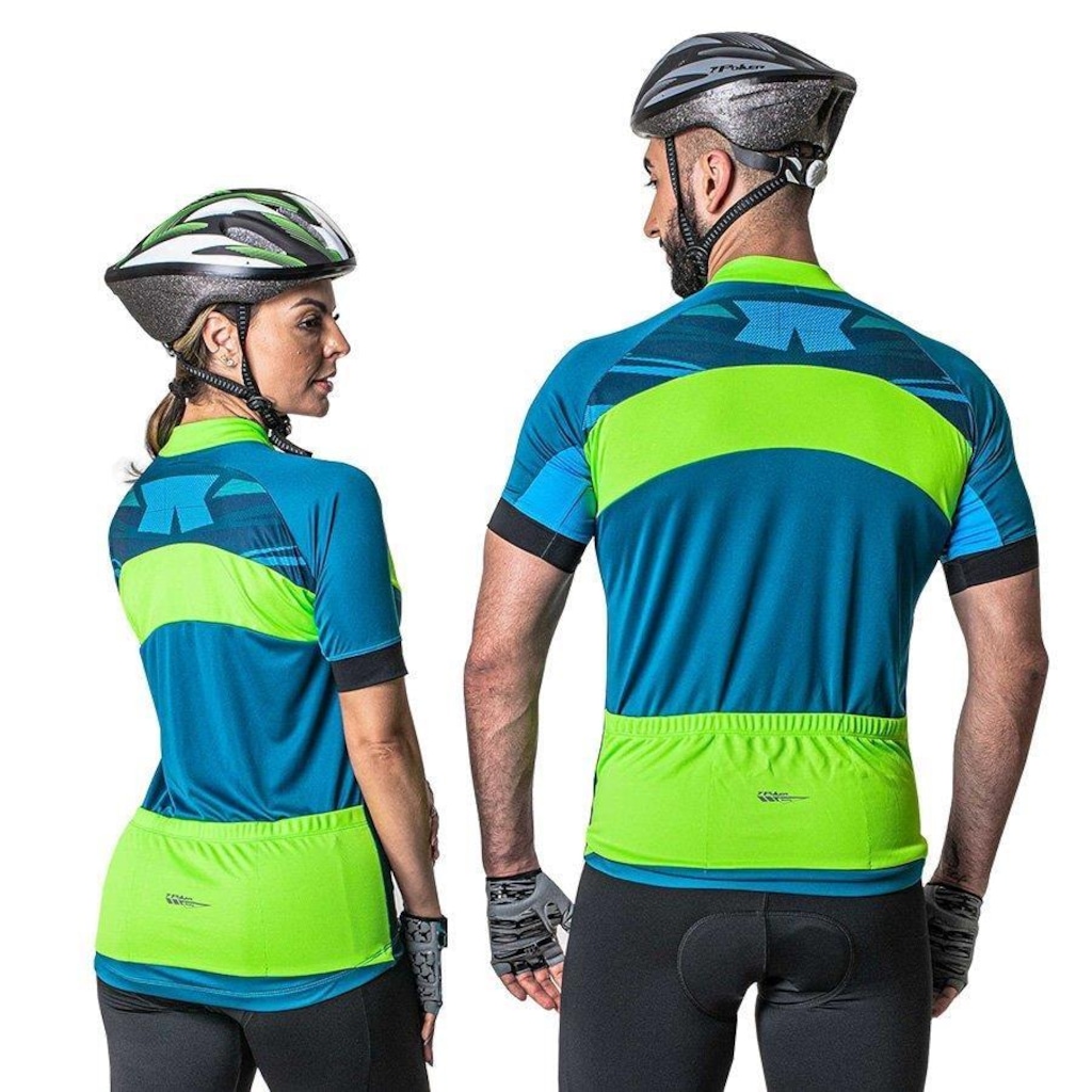 Imagem 3 do produto Camiseta Ciclista Poker Com Zíper Parcial