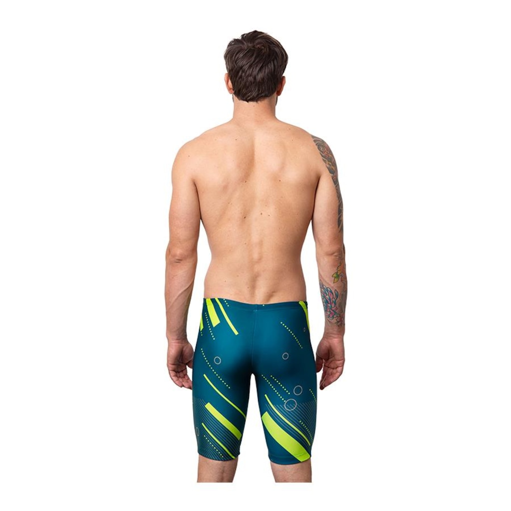 Imagem 2 do produto Bermuda de Natação Kauna Swim Fluor Geo Masculina