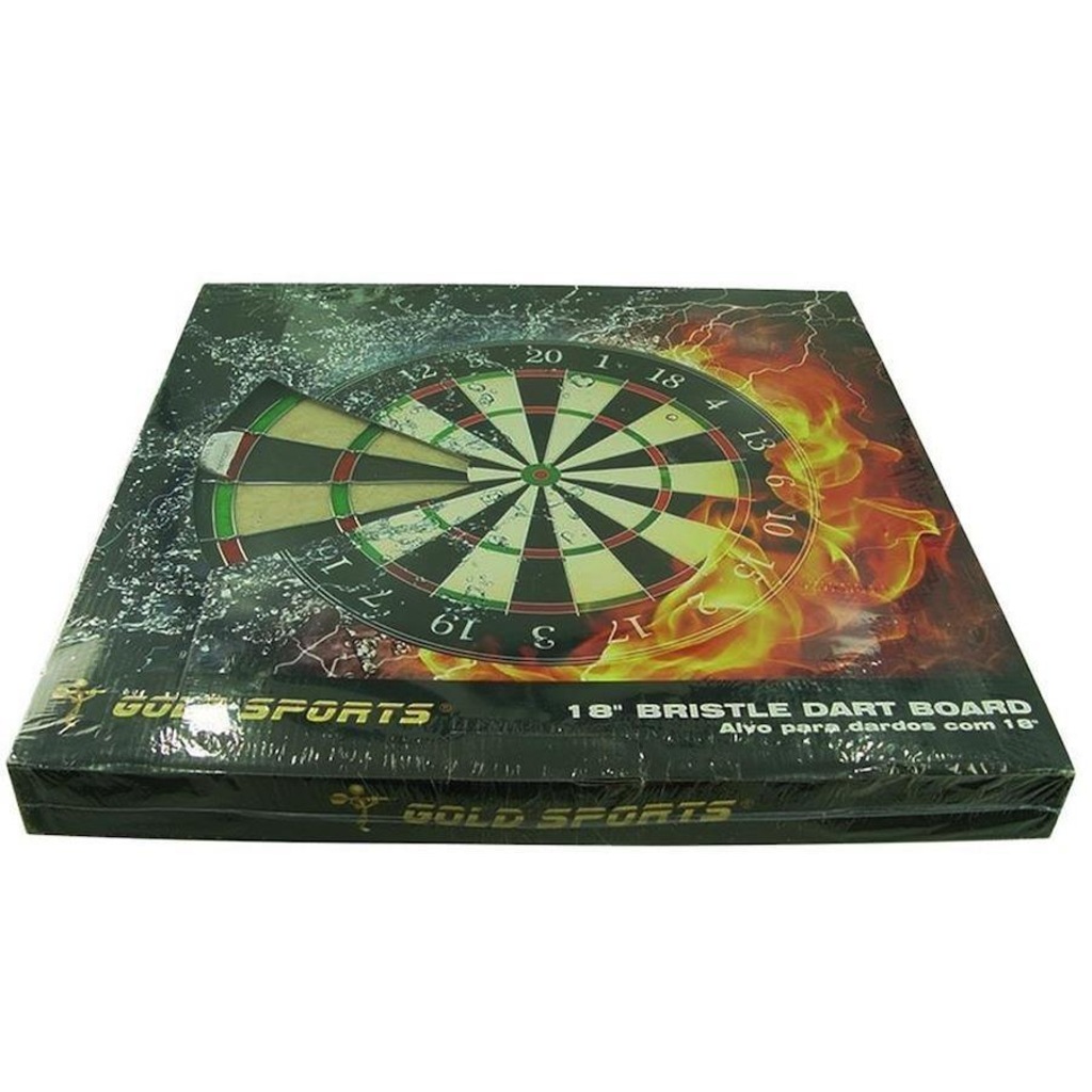 Imagem 5 do produto Jogo de Dardos Gold Sports Sisal 18" com 6 Dardos