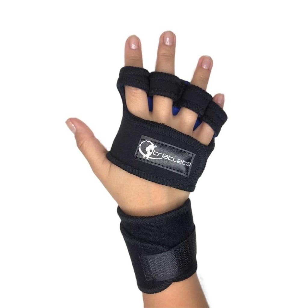 Imagem 2 do produto Luvas para Academia Triatleta com Munhequeira - Adulto