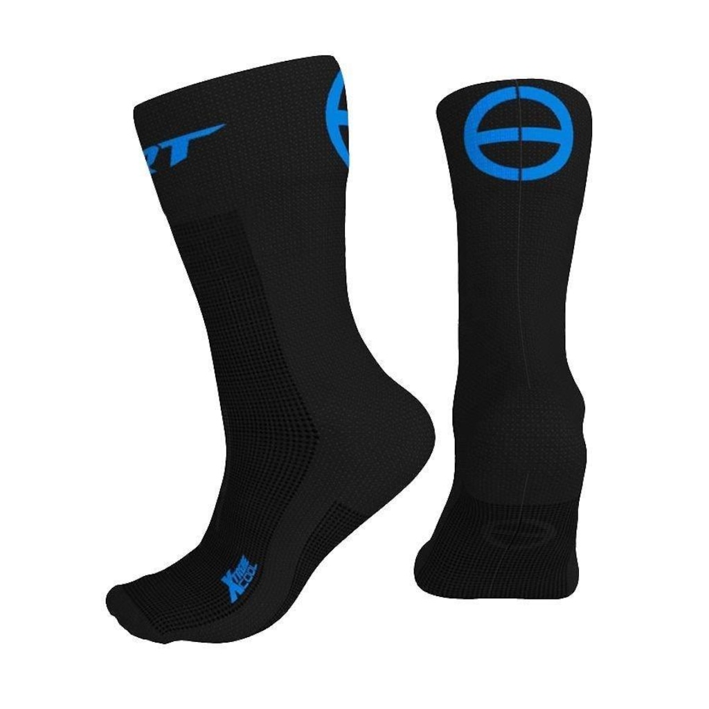 Imagem 2 do produto Meia de Ciclismo Cano Médio ERT Cycle Sport Xtreme Cool - Adulto