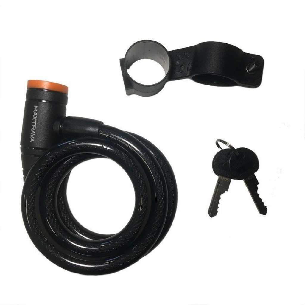 Imagem 3 do produto Cadeado com chave Max Trava 12 mm x 1000 mm com suporte