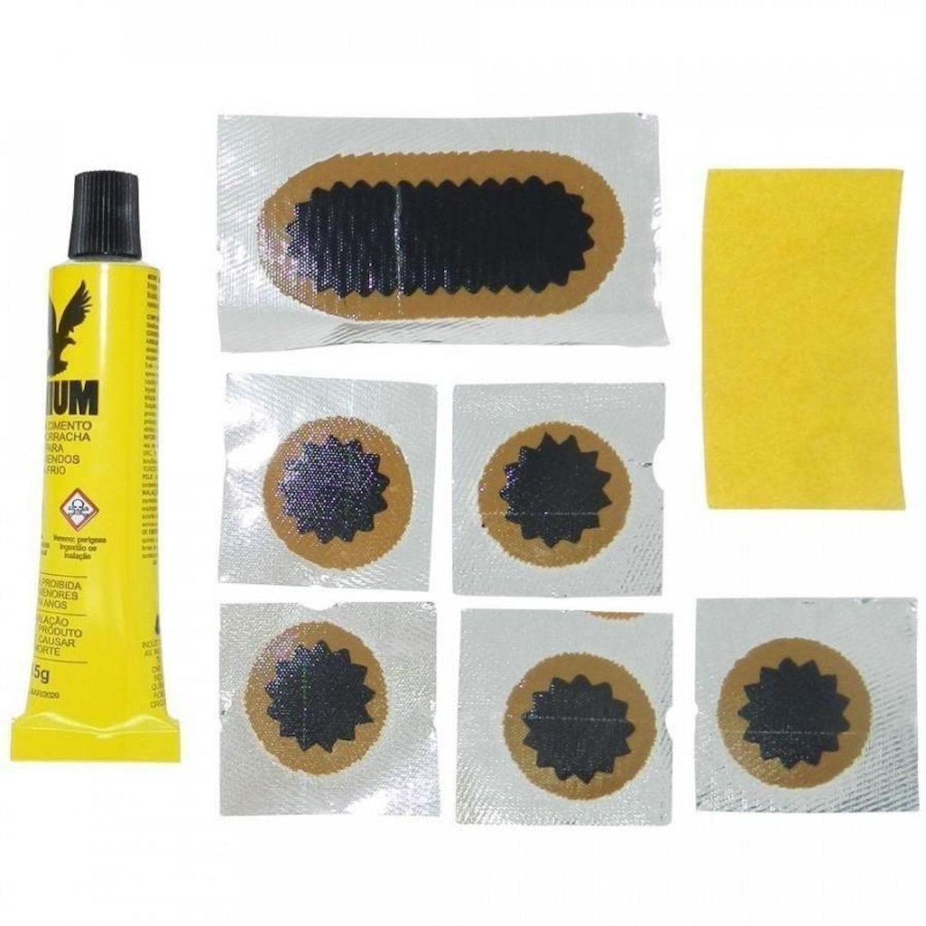 Imagem 2 do produto Kit de Remendo para Câmara Bike Unium