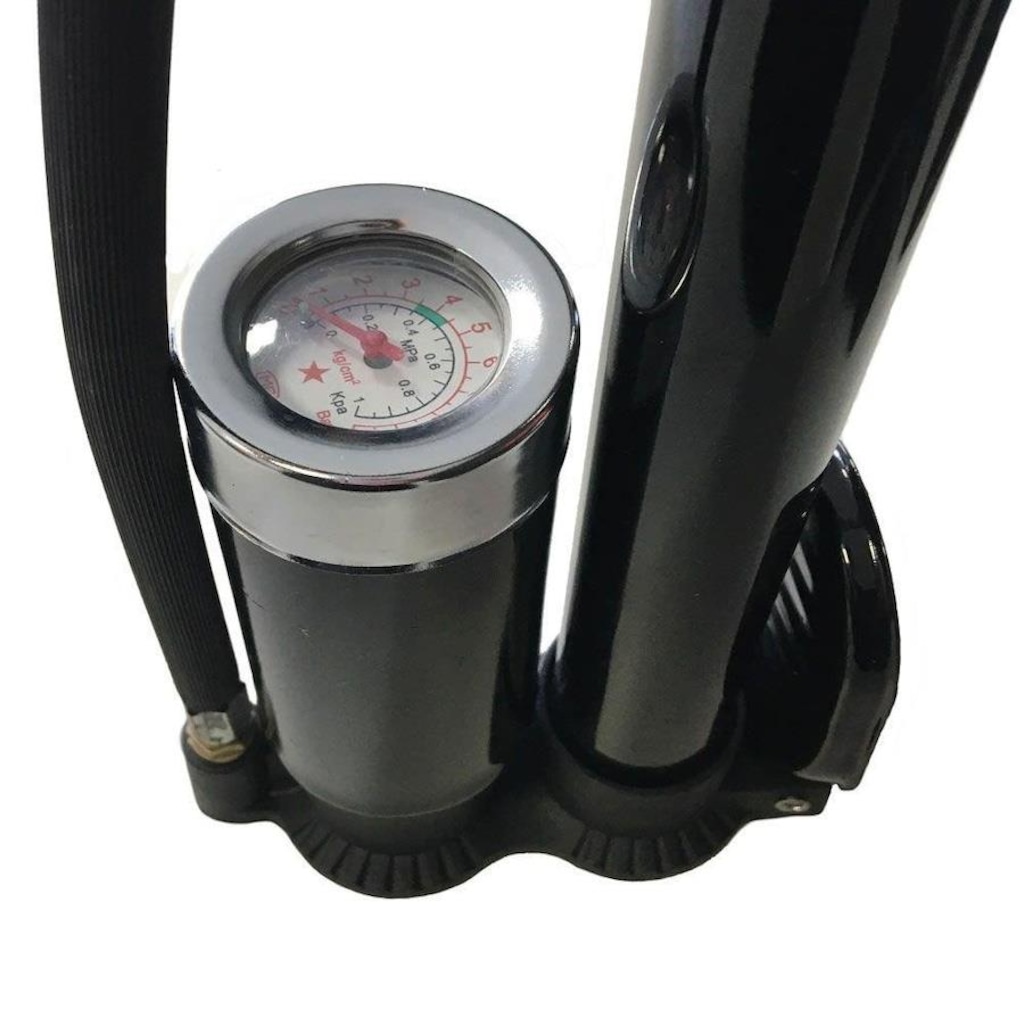 Imagem 2 do produto Bomba de Pé WG Sports com Manômetro 35 mm x 500 mm