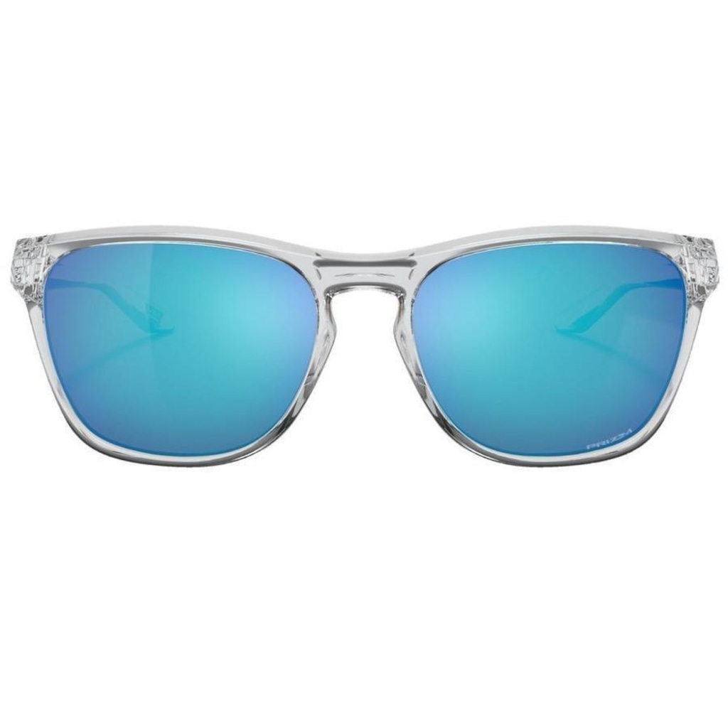 Imagem 4 do produto Óculos de Sol Oakley Manorburn Polished Clear W/ Prizm Sapphire - Adulto