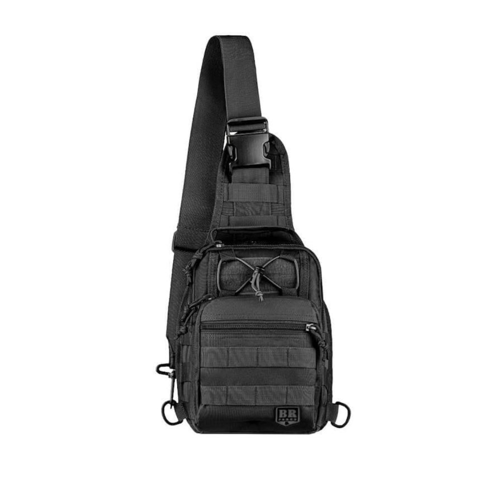 Imagem 2 do produto Bolsa de Ombro Br Force Patrulha Tática Militar - 7 Litros