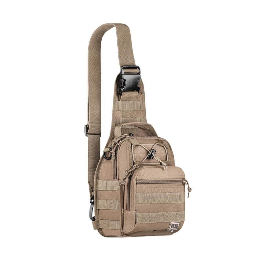 Imagem 2 do produto Bolsa de Ombro Br Force Patrulha Tática Militar - 7 Litros