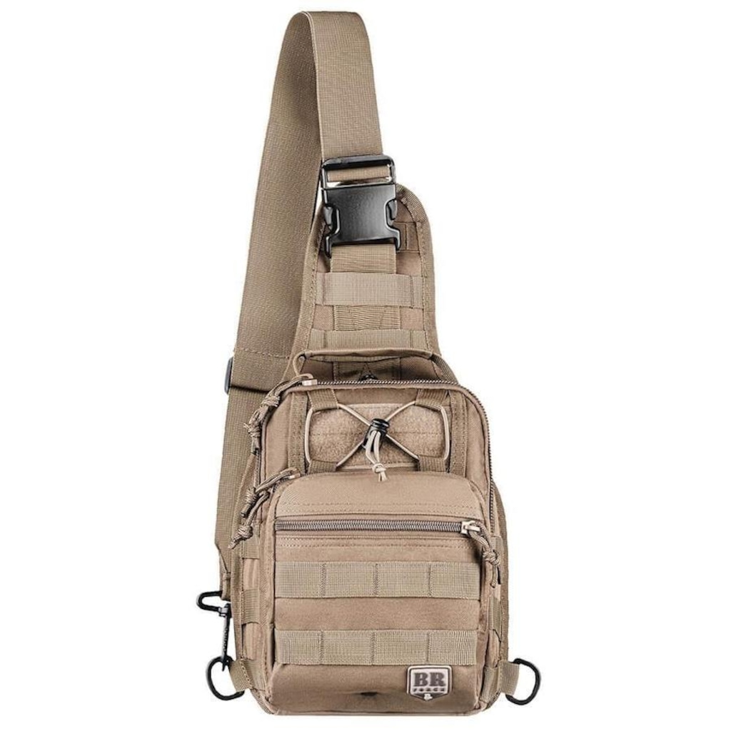 Imagem 4 do produto Bolsa de Ombro Br Force Patrulha Tática Militar - 7 Litros