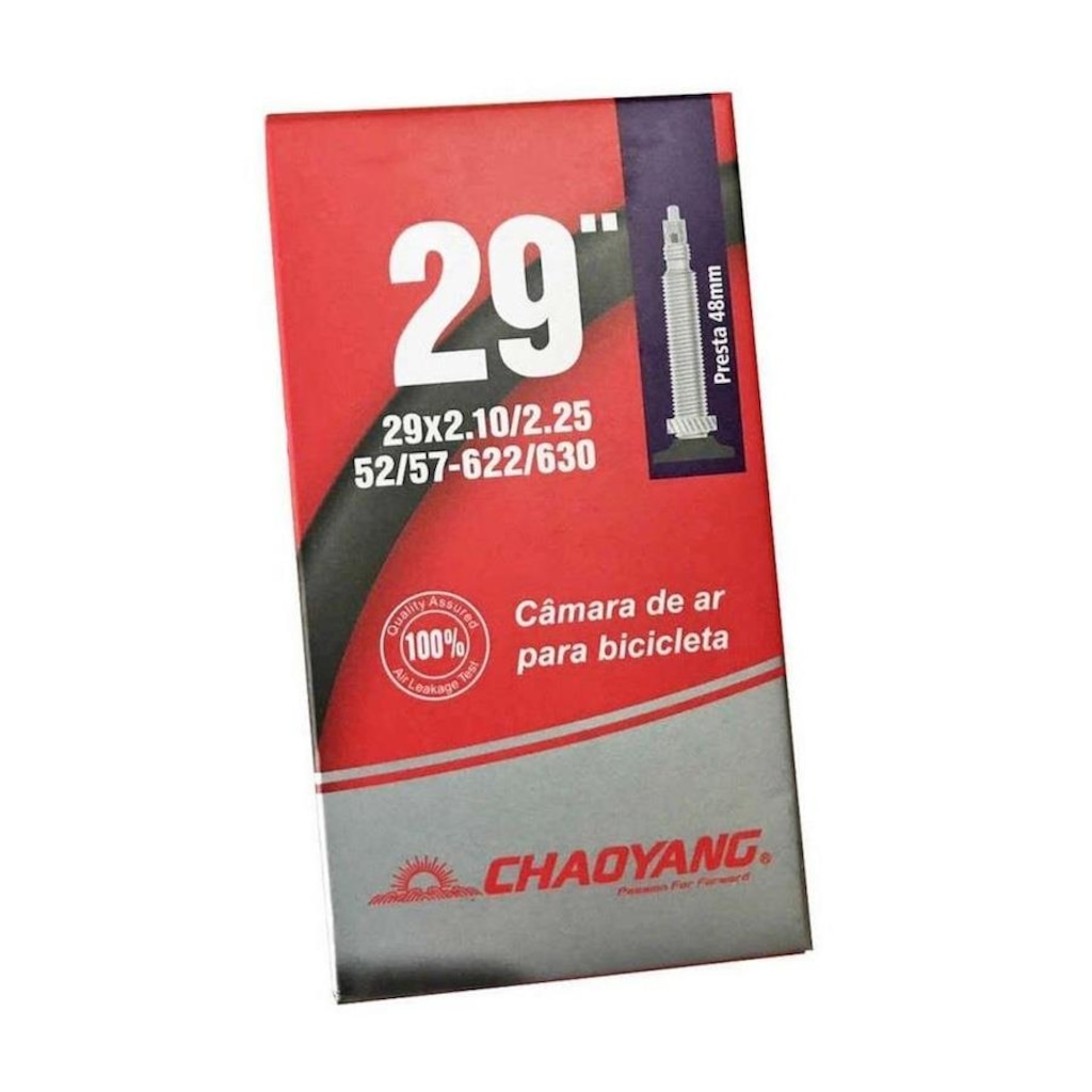 Imagem 2 do produto Câmara de Ar Chaoyang 29 x 2.10/2.25 Válvula Presta 48 mm