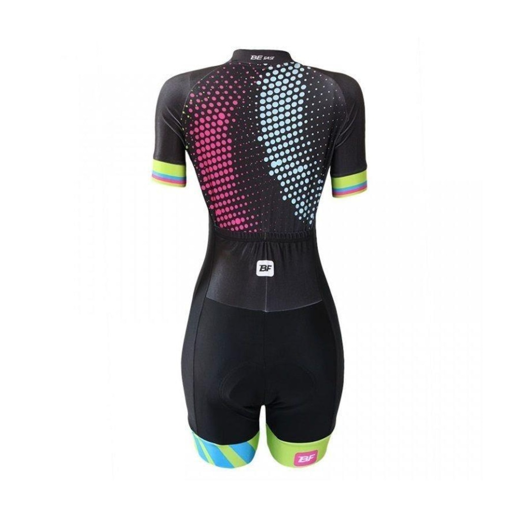 Imagem 2 do produto Macaquinho de Ciclismo Be Fast Ondas - Feminino