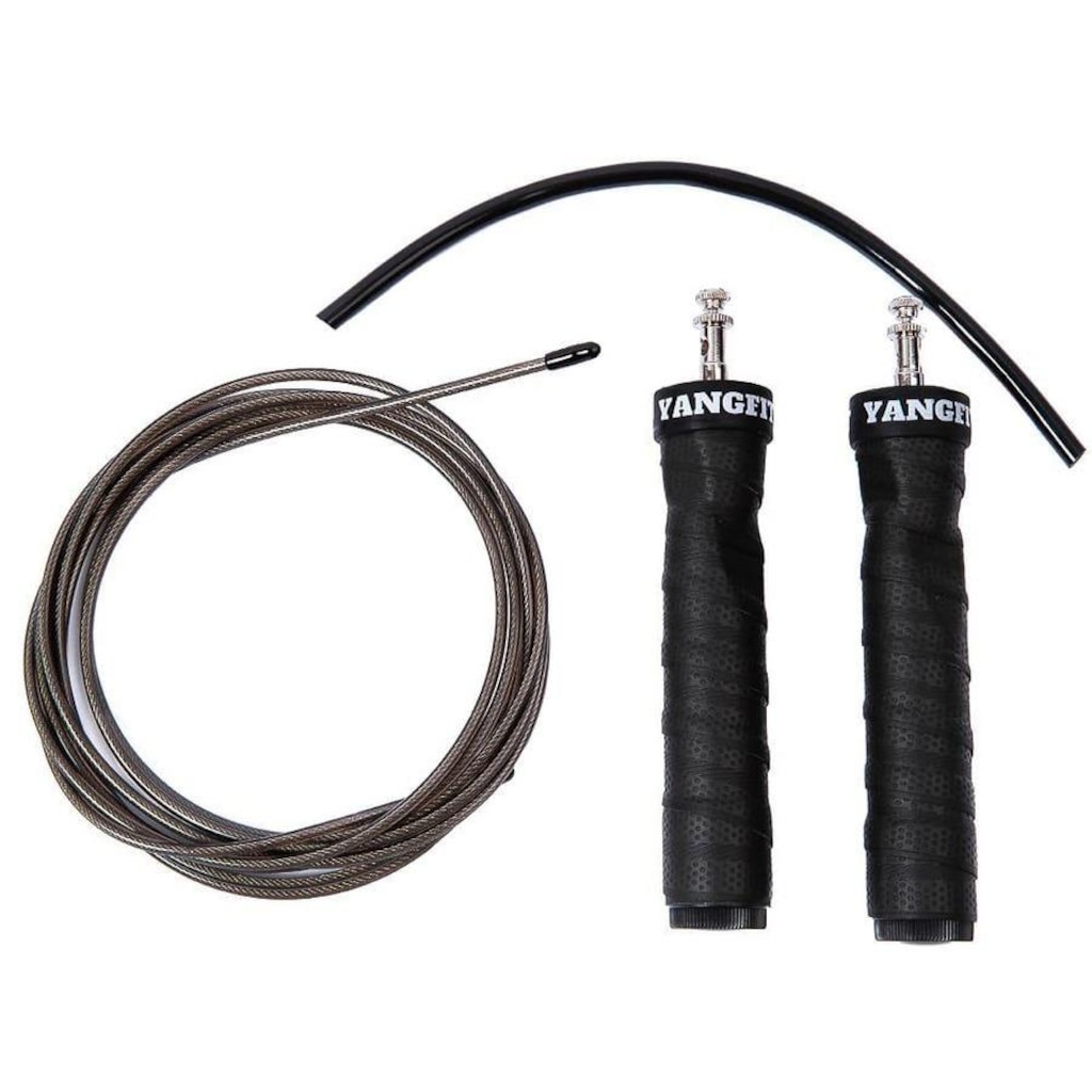 Imagem 3 do produto Corda de Pular com Rolamento Yangfit Speed Rope Anatômica