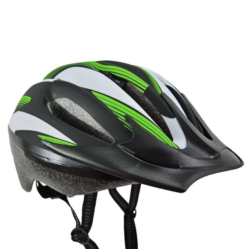 Imagem 2 do produto Capacete Ciclismo Poker Windstorm com Led - Adulto