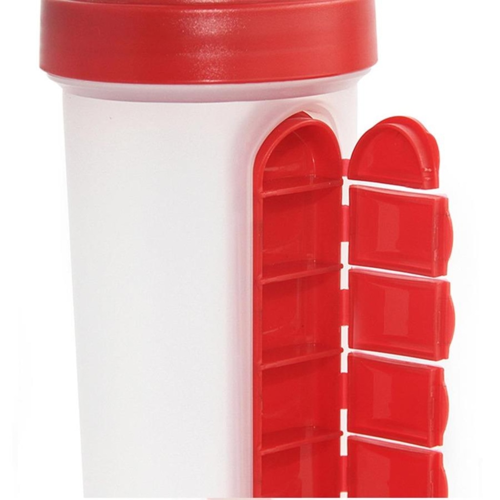 Imagem 4 do produto Garrafa Squeeze Gold Sports Mixer e Porta Comprimido - 750ml