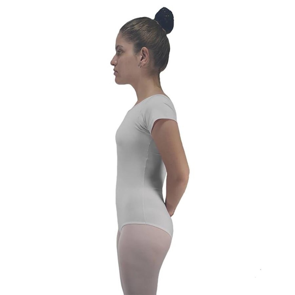 Imagem 2 do produto Collant para Ballet Ritmus Meia Manga Tatiana - Adulto