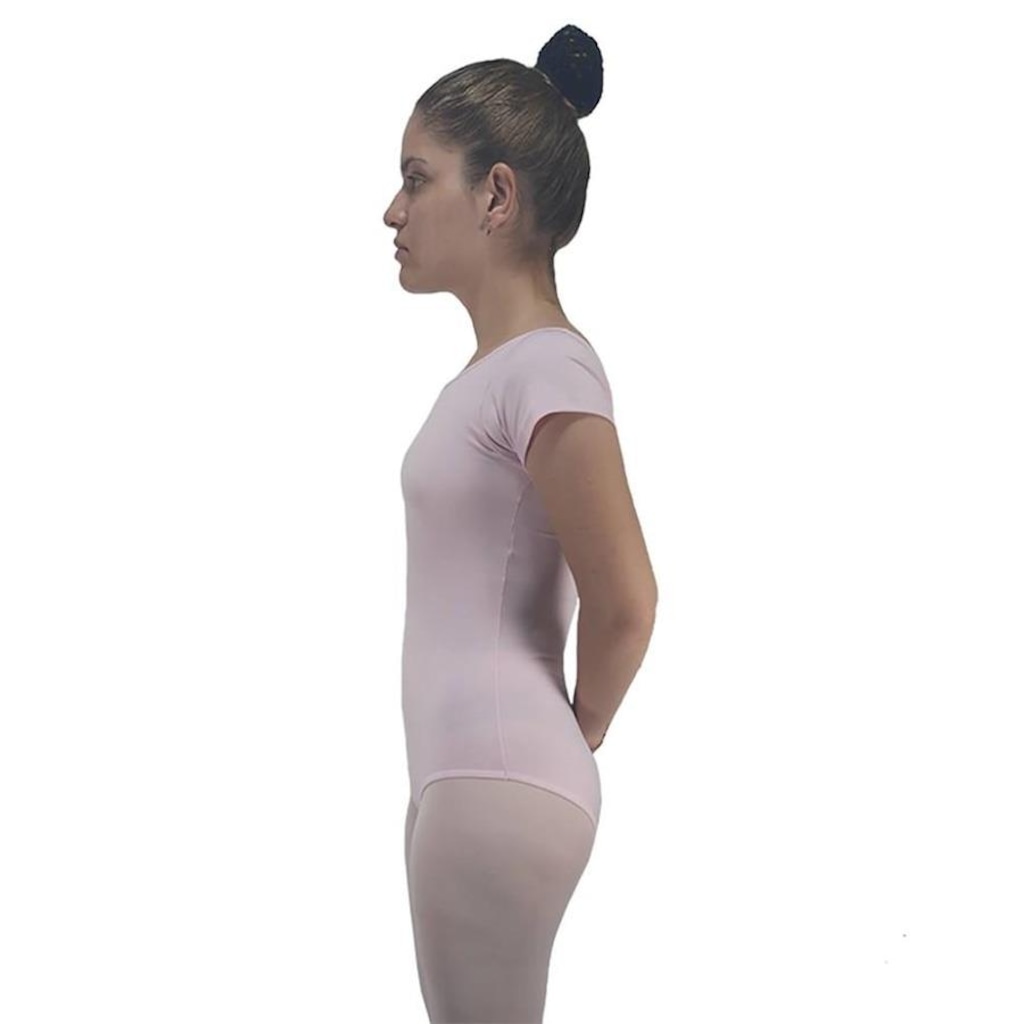Imagem 2 do produto Collant para Ballet Ritmus Meia Manga Tatiana - Adulto