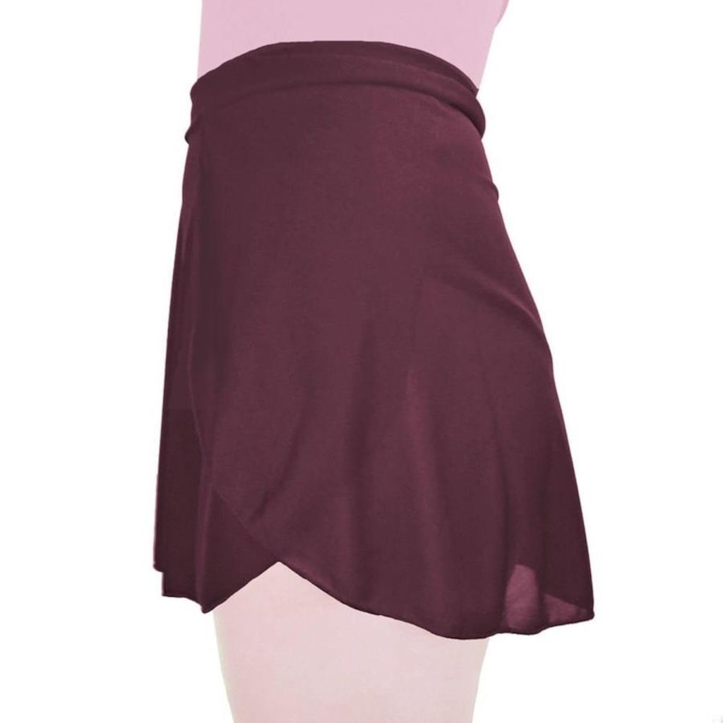 Imagem 2 do produto Saia Ballet Ritmus Transpassada Jersey - Adulto
