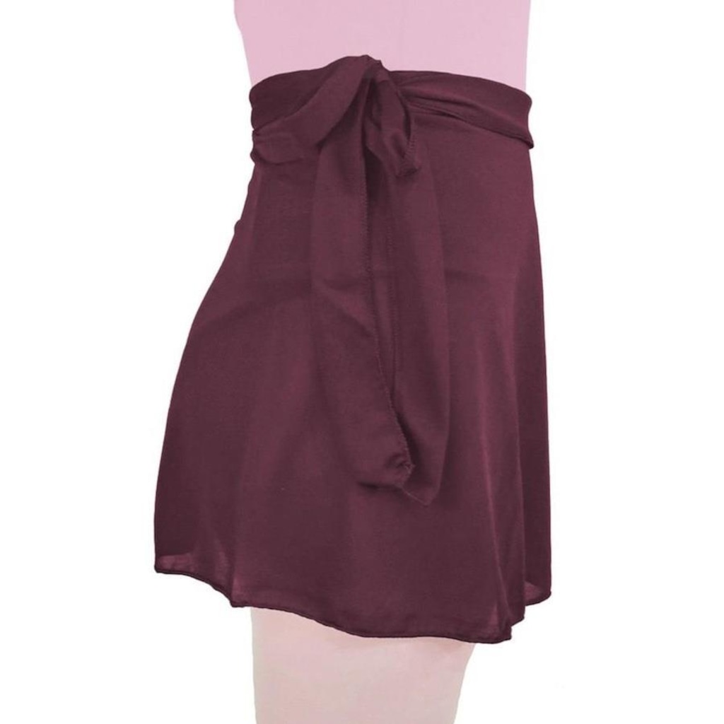 Imagem 3 do produto Saia Ballet Ritmus Transpassada Jersey - Adulto