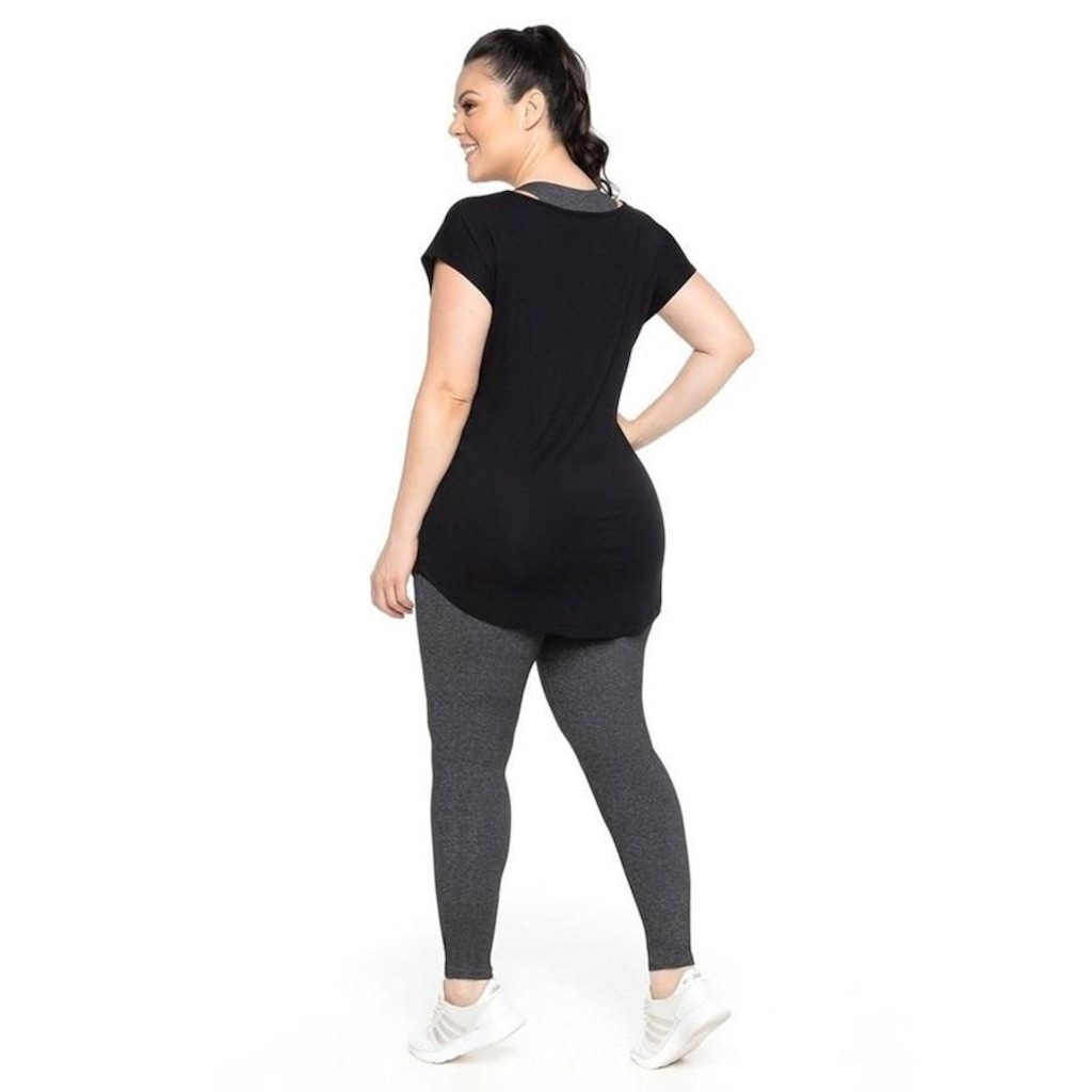 Imagem 2 do produto Calça Legging Trinys Básica Suplex Power Plus Size - Feminina