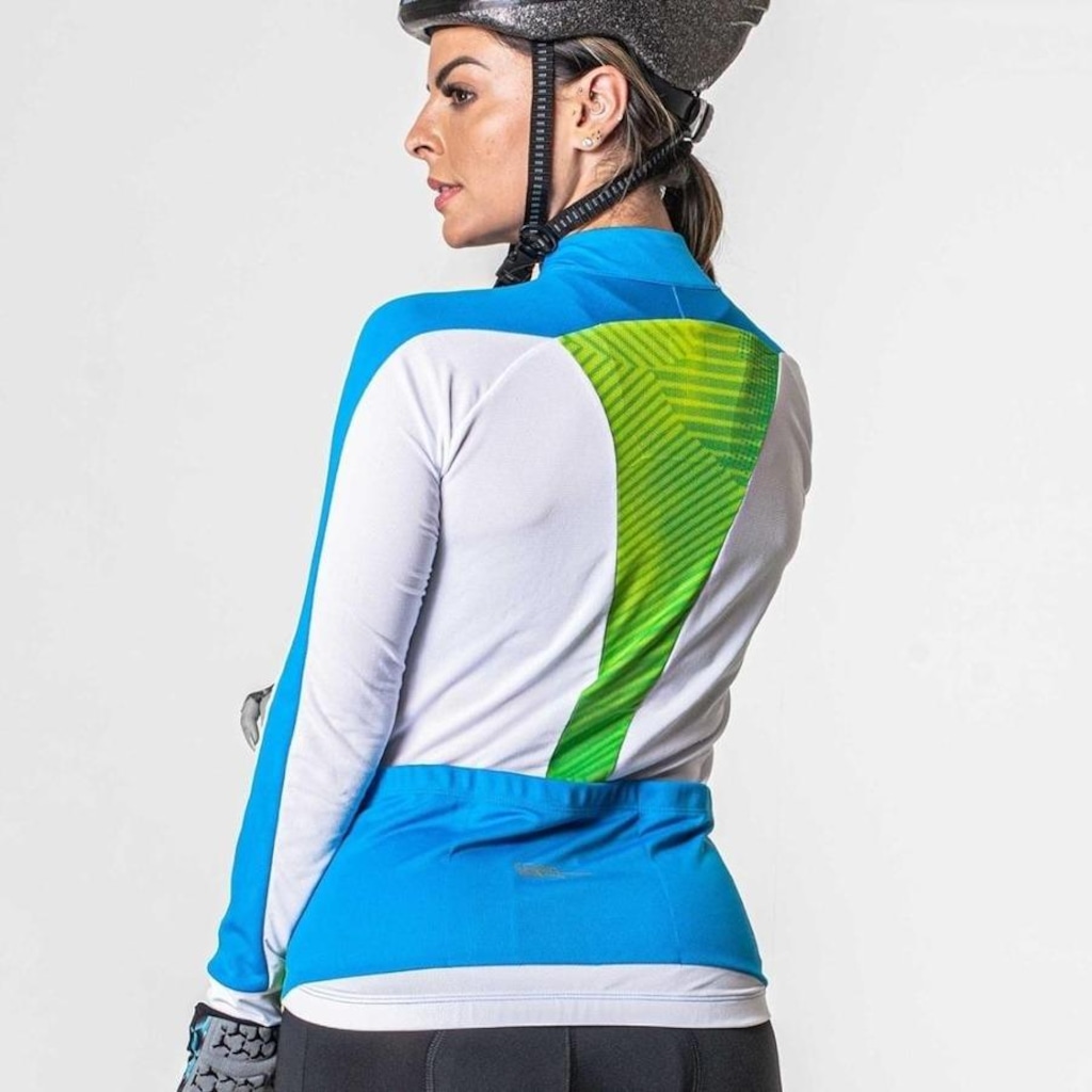 Imagem 3 do produto Camisa Ciclista Poker Zíper Total - Feminina