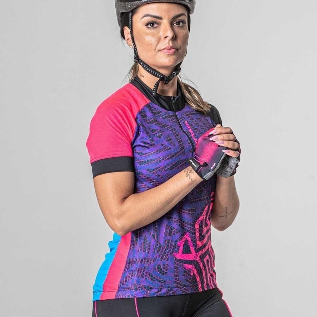 Imagem 3 do produto Camisa de Ciclismo Poker Zíper Parcial Root - Feminina