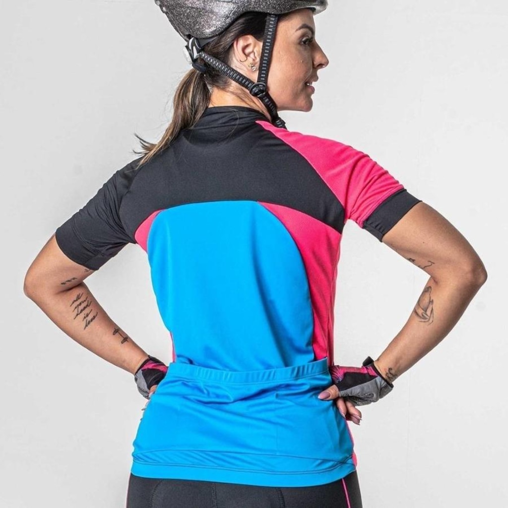 Imagem 4 do produto Camisa de Ciclismo Poker Zíper Parcial Root - Feminina