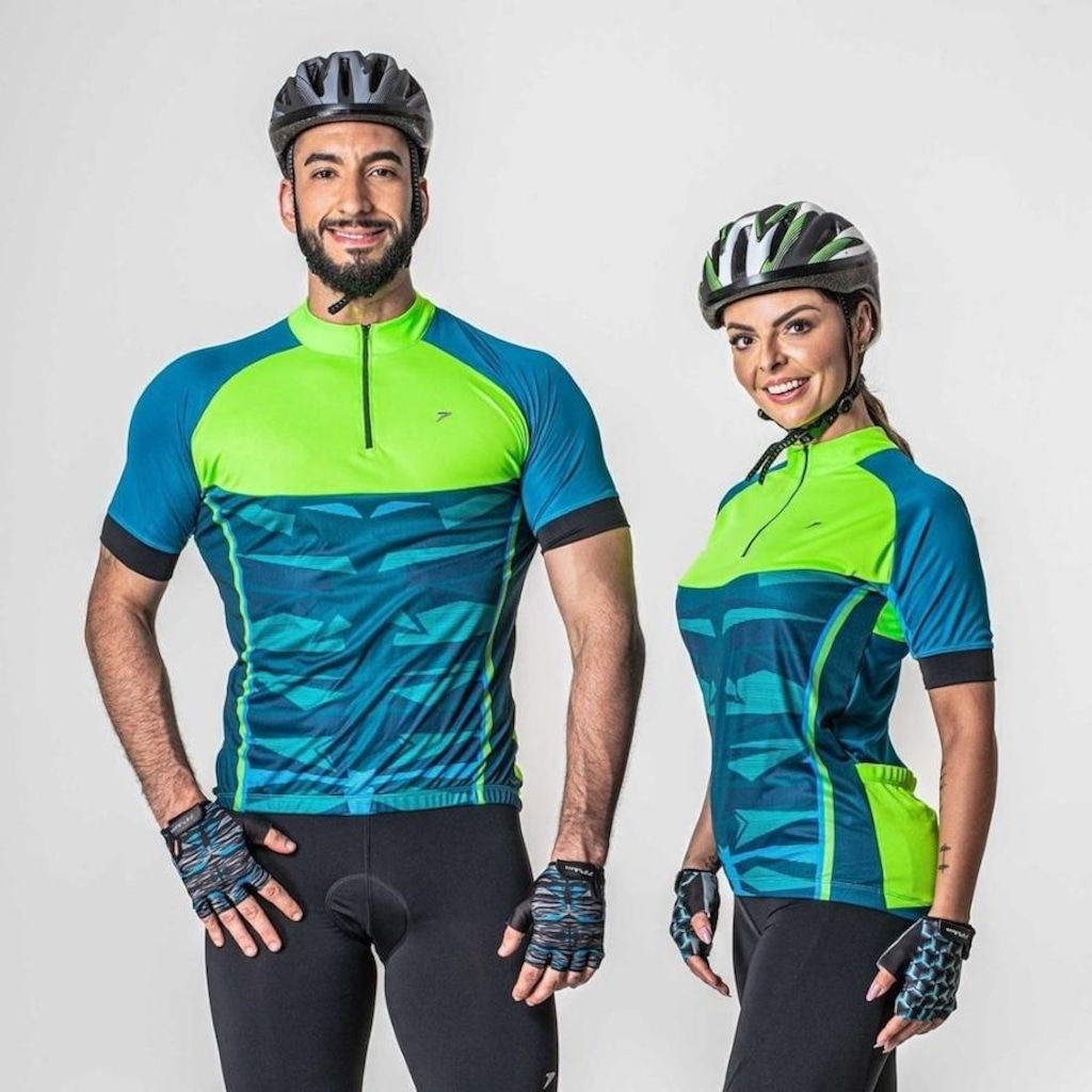 Imagem 2 do produto Camisa de Ciclismo Poker Zíper Parcial Eclipse - Unissex