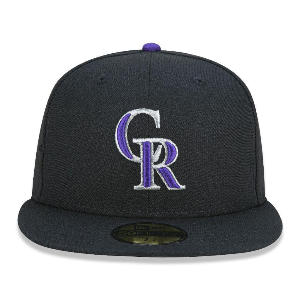 Imagem 3 do produto Boné Aba Reta New Era 59FIFTY MLB Colorado Rockies Game Cap - Fechado - Adulto