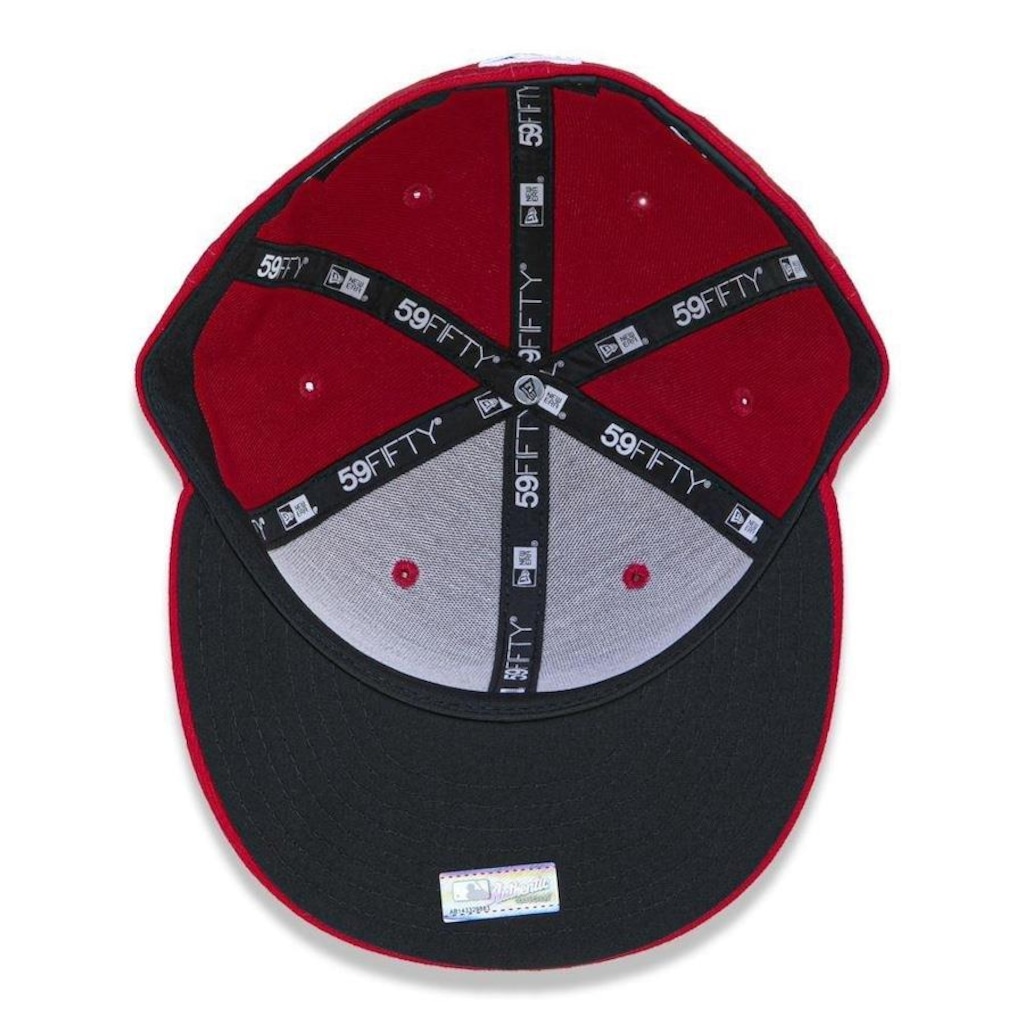 Imagem 5 do produto Boné Aba Curva New Era Philadelphia Phillies 5950 Game Cap - Fechado - Adulto