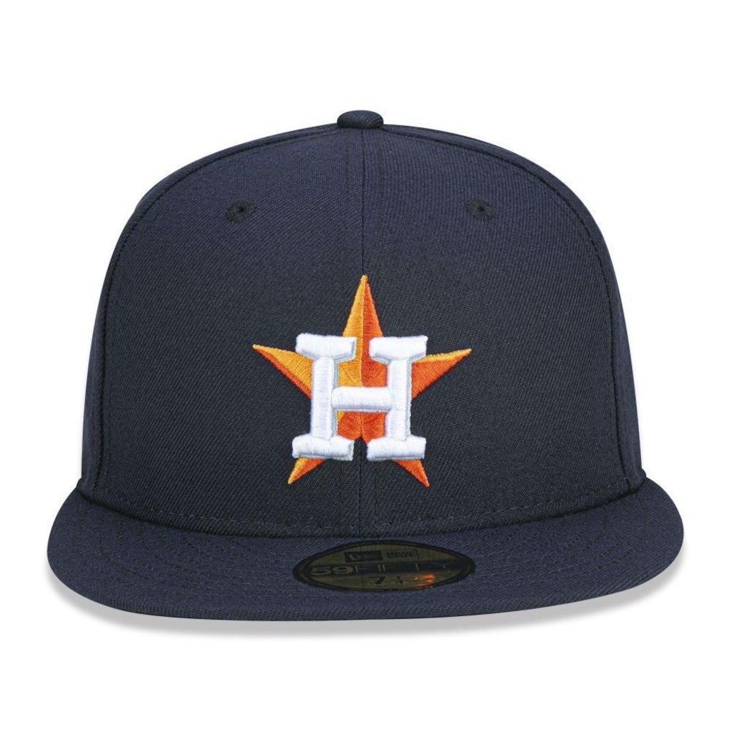 Imagem 3 do produto Boné Aba Reta New Era 59FIFTY MLB Houston Astros Game Cap - Fechado - Adulto